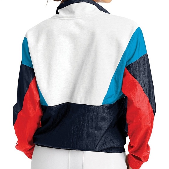 Champion Mixed Media Colourblock Pullover Sweater and Windbreaker - Picture 7 of 7
